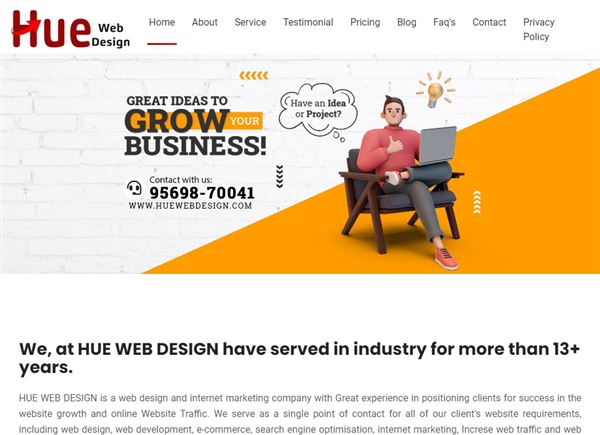 Hue Web Design- Website Designing & Development - Social Media Marketing - Graphic Designing - Digital Marketing