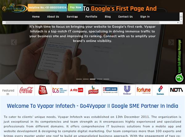 Go4Vyapar - Best Digital Marketing Agency | Web Designing Company | Best SEO/SMO Company