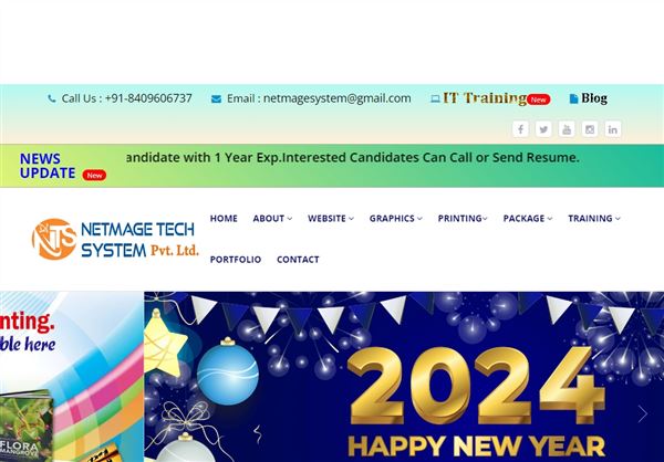 Netmage Tech System Pvt. Ltd ( Website Designer / Logo Design / Graphics Design / Printing Services ) - Gaya