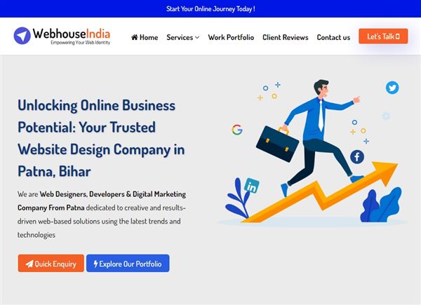WebhouseIndia - Affordable ECommerce & Website Design Company In Patna