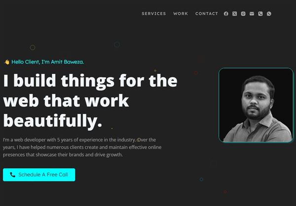Amit Baweza | Website Developer