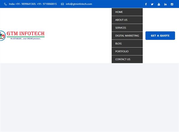 GTM Infotech - Website Designing Company In Delhi