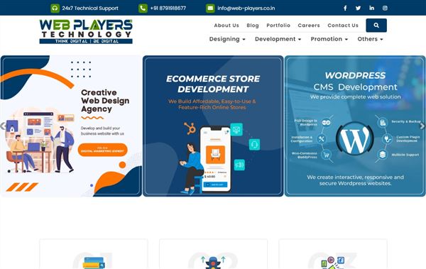 Web Players Technology- Website Designing Company In Central Delhi - Landing Page Designing Company In Delhi