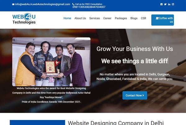 Web4u Technologies - Website Designing Company In Delhi, Noida, Gurgaon, Ghaziabad