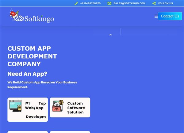Softkingo - Top Mobile App & Web Development Company In India, Delhi, NCR