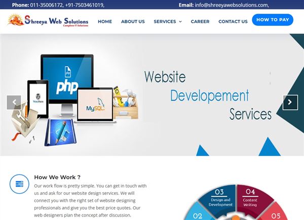 Website Designing Company In North Delhi, Azadpur - Shreeya Web Solutions