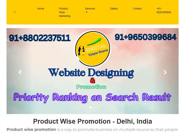 DIgital Vyapar Bharat - Website Designer In Delhi | SEO | Website Promotion