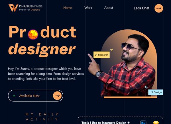 Dhanush Web - Planet Of Designs