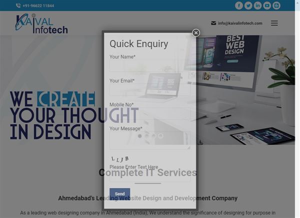 Kaival Infotech - Website Designing Company Ahmedabad | Seo Services | Website Design Maninagar