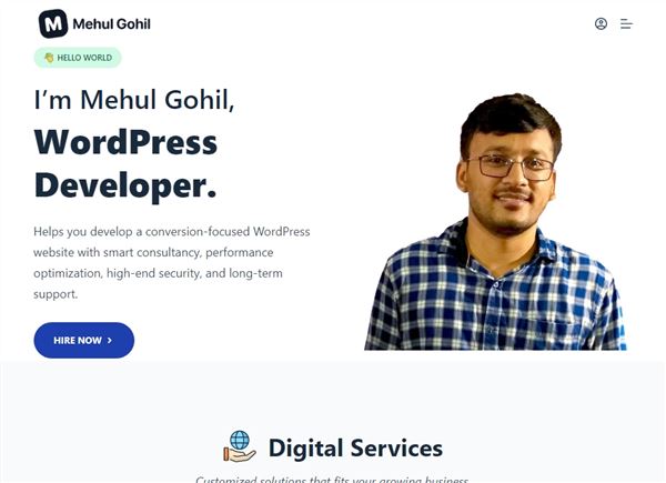 Mehul Gohil | WordPress Developer