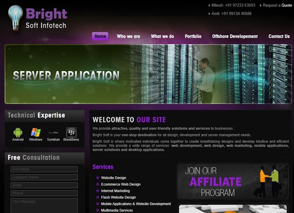 BRIGHT SOFT INFOTECH Web Development And Design Company