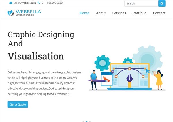 Webbella - Web Designing | Graphic Designing | Logo And Brochure Designing