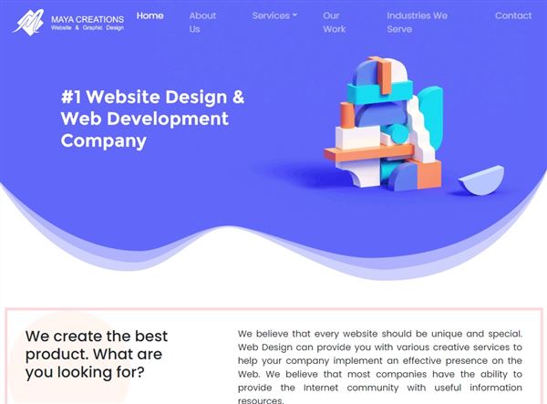 Website Design | Maya Creation