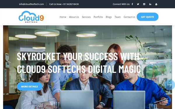 Cloud9 Softech - Website Development & Mobile App Development Company In Vapi, Gujarat, India