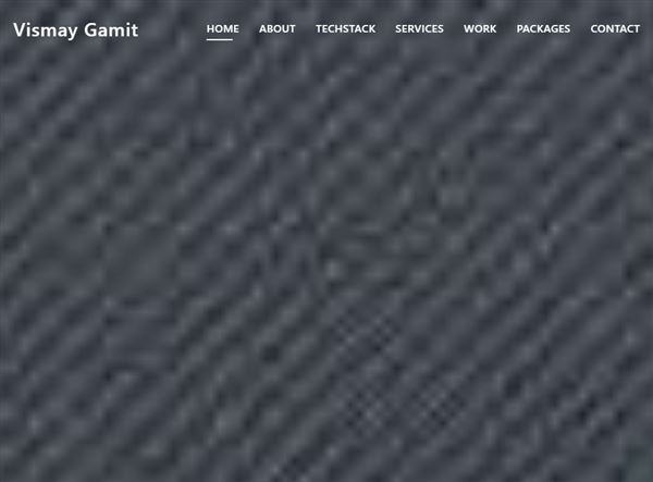 Vismay Gamit | Web Developer
