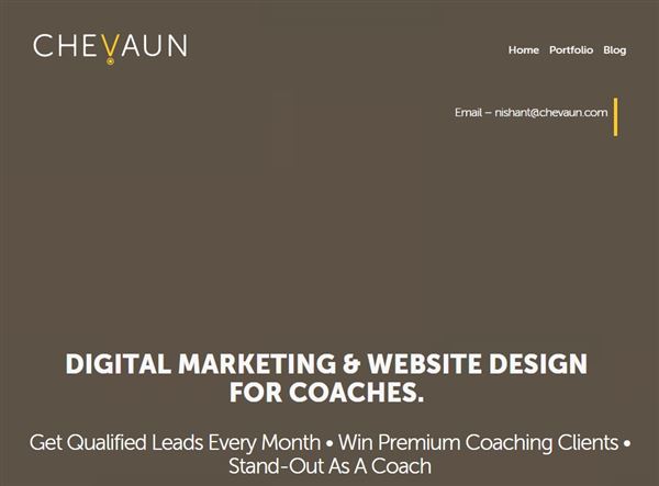 Chevaun - Web Design For Coaches