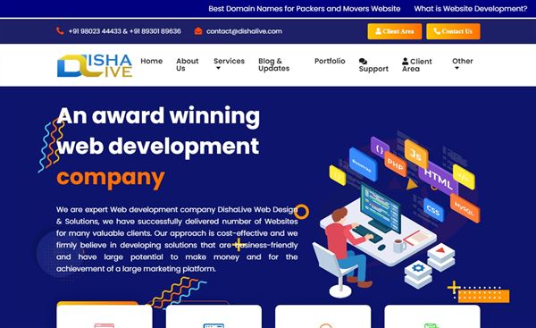 DishaLive Web Design And Solutions - Website Development Company In Tohana