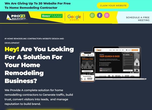 ProFox Webdesigner ( We Design And Develop A Powerful Lead Generating Website For Kitchen Remodeling Industry And Other)
