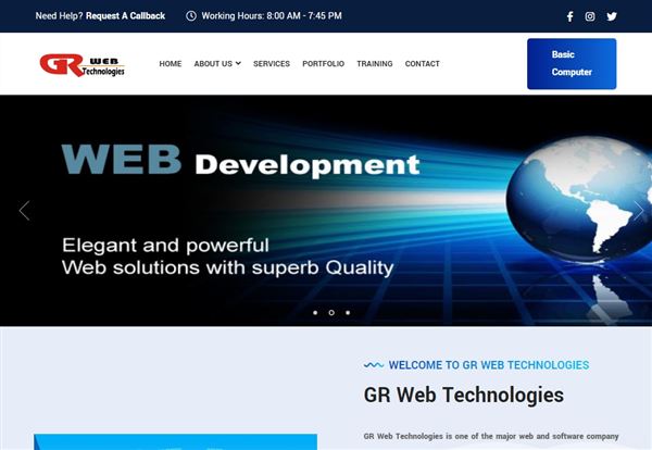 GR Web Technologies Balaghat
