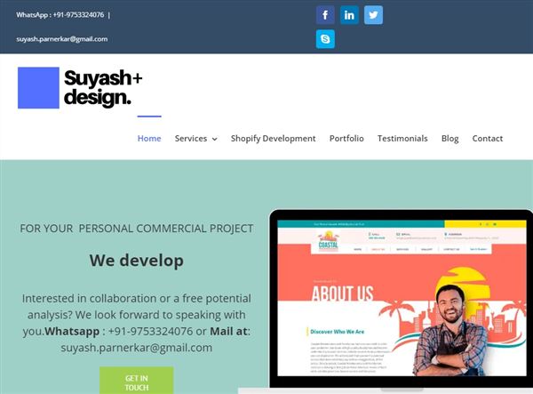Suyash Parnerkar - A Freelance PHP(WordPress & Shopify) Web Designer And Developer India