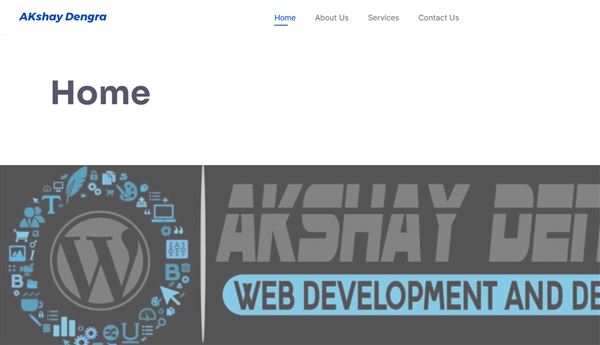 Akshay Dengra -Website Designer | Website Development In Jabalpur