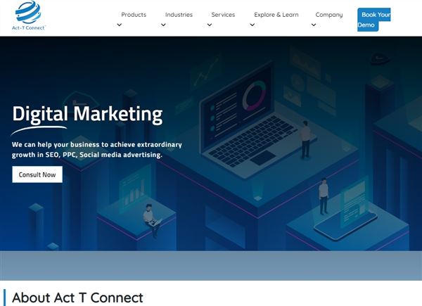 Act T Connect || ERP Software || Web Design & Development || Mobile App Development