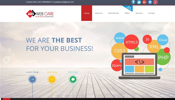 ANS Web Care | Ujjain | Website | Software | Development | IT Company