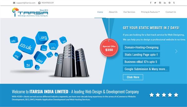 Itarsia India Limited- Website Designer In Mumbai, Website Developer In Mumbai, India, Ecommerce Website Designer In Mumbai