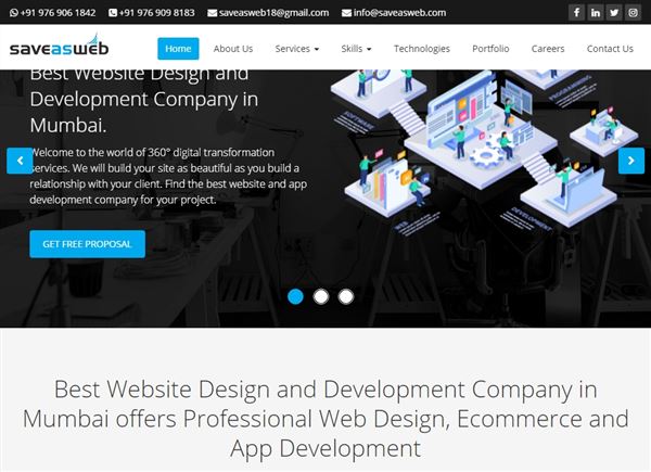 Save As Web - Website Design And Development Company In Mumbai
