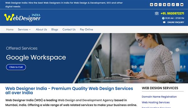Web Designer India | Web Design Services Agency In Mumbai, India | SEO Service | Ecommerce Website