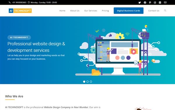 Website Design And Development Company In Kalamboli, Navi Mumbai | AI TECHNOSOFT