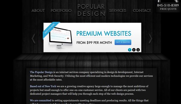 Popular Design Website Design LLC