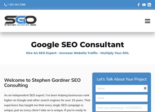 Stephen Gardner SEO Consulting