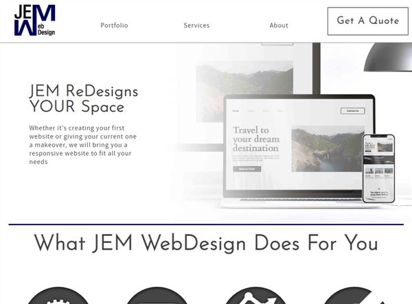 JEM Motion - Web Design