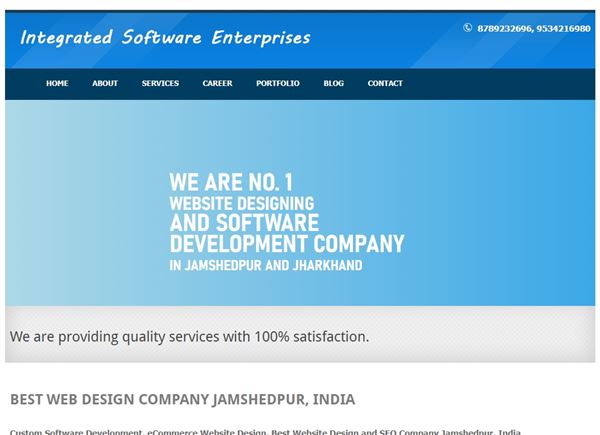 ISESoftWorld - Web Design | Website Design | Mobile App Development Company In Jamshedpur