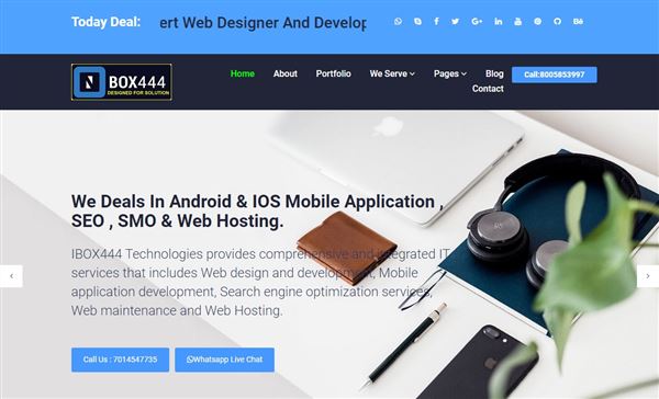 Ibox444 Designed For Solution | Best Website Design And Development Company Jaipur India | Custom Web Designing Services