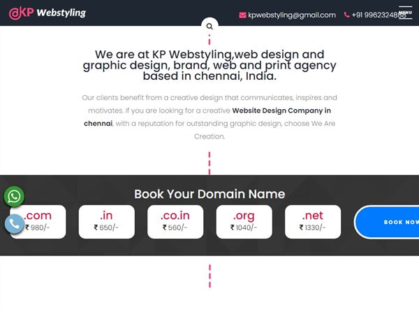 KP Webstyling Web Design Company In Chennai, Digital Marketing Company In Chennai, SEO Company In Chennai, Website Company