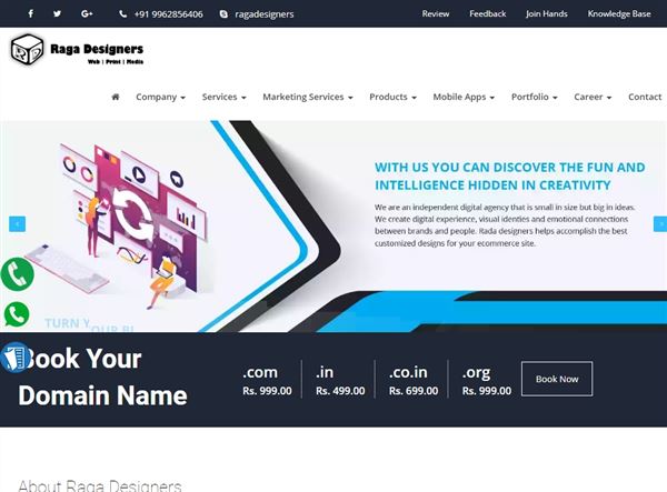 Raga Designers - Logo Graphic Design, Website Designing, Development & E-Commerce, SEO, Digital Marketing Company In Chennai