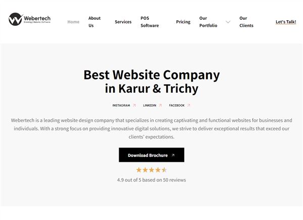 Weber Tech - Web Design In Karur | E Commerce Website In Karur | Website Service In Karur