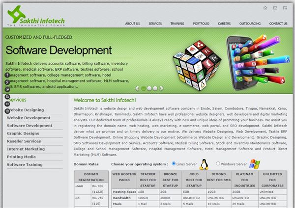 Sakthi Infotech - Software Company, Web Developer