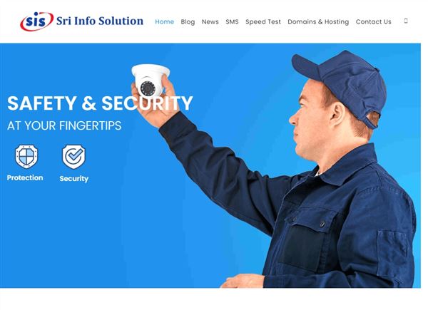 Sri Info Solution | Best CCTV Security Systems Installation In Palladam | CCTV Camera Service | Networking | Websites