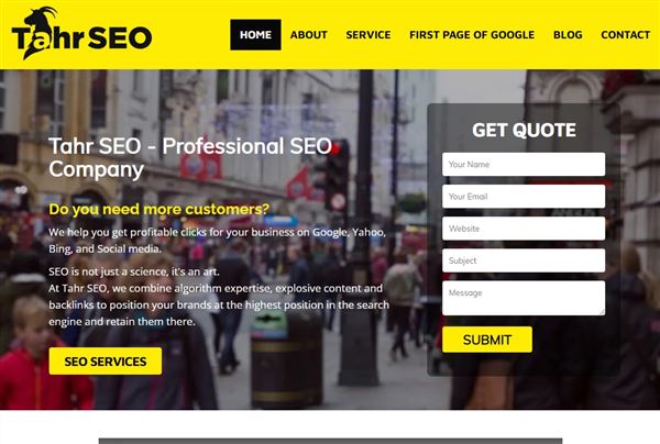 Tahr SEO - Web Design