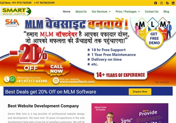 Low Cost Website Developer | Best App Development Company In Lucknow - Smart Web Arts