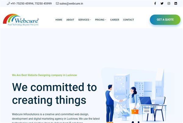 Webcure Infosolutions Pvt. Ltd.- Lucknow Website Designing Company