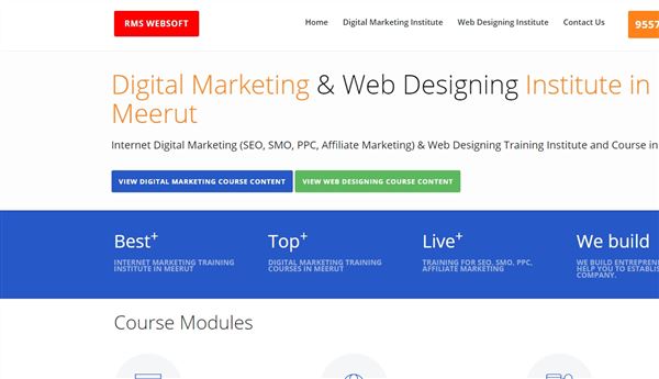 Digital Marketing Course And Institute In Meerut - RMS WebSoft