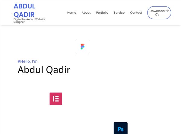 Creative Website Designer & Digital Marketer | Abdul Qadir