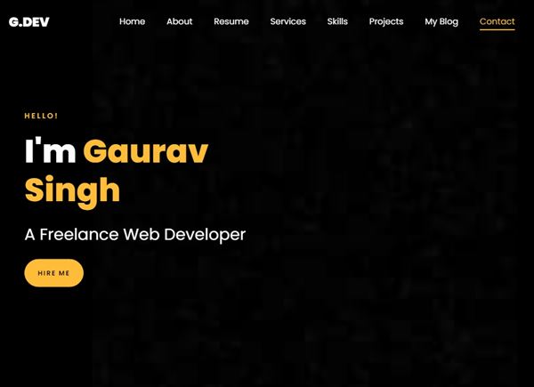 Gaurav Freelance Web Developer