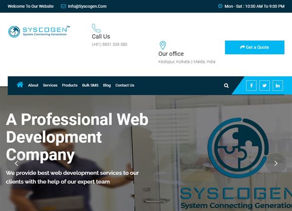 Syscogen | Best Web Development Company In Malda