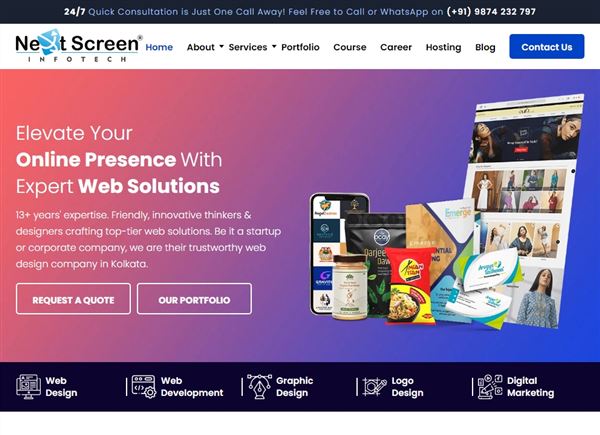 Next Screen Infotech Private Limited | Website Design & Development | Logo & Graphic Design | Digital Marketing