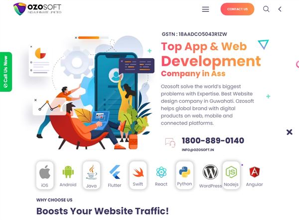 OZOSOFT - Website Design & App Development Company Kolkata